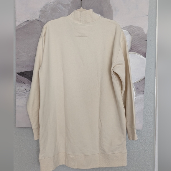 American Eagle Oversized Fleece Mock Neck Los Angeles Mini Dress Size Medium Nwt - Picture 4 of 8
